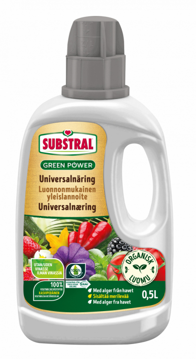 Substral Organisk Universalnäring 500ml i gruppen Skog och Trädgårdsprodukter / Gräsfrö och gödsel / Odling hos Motorsågsbutiken (41953)